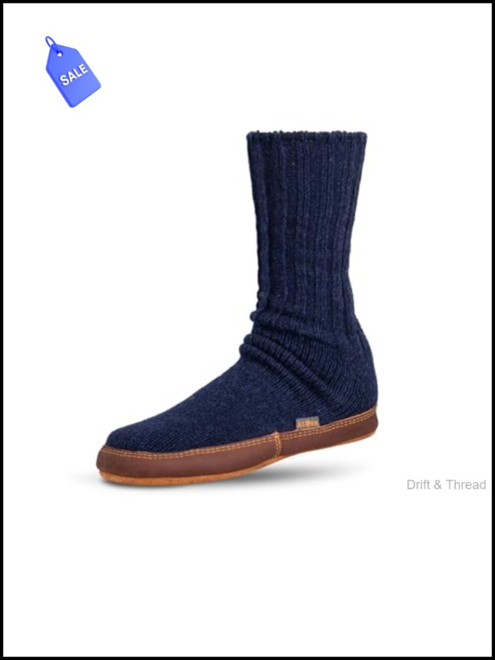 Slipper Sock with Cloud-Like Feel Soft Moisture Wicking Crew Suede Sole